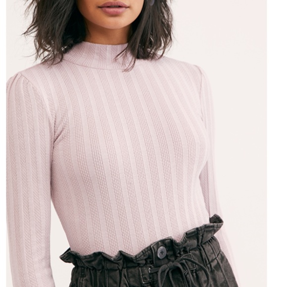 Free People Party In The Back Lilac Top - Picture 2 of 8